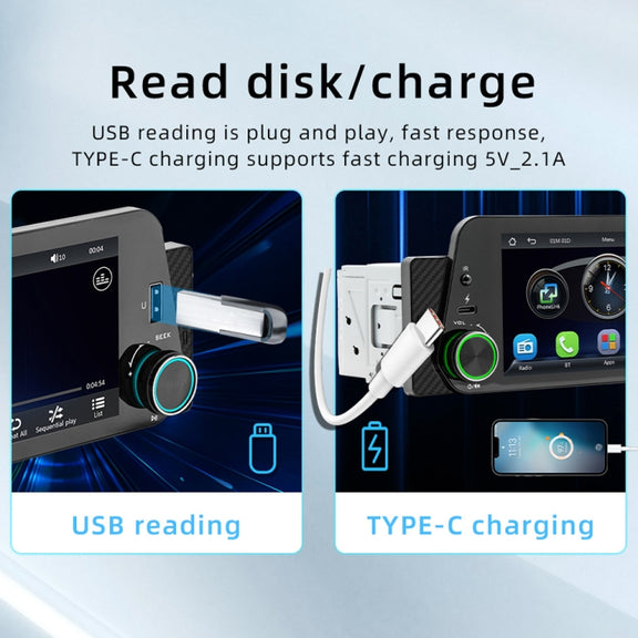 5-Inch Wireless MP5 Car Universal Bluetooth Hands-Free Radio(F152W)