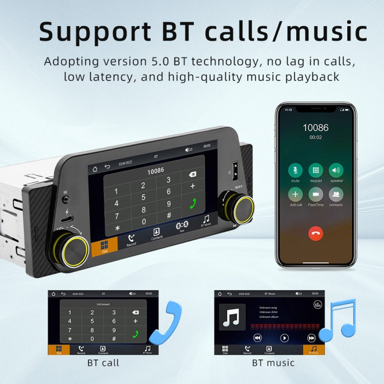 5-Inch Wireless MP5 Car Universal Bluetooth Hands-Free Radio(F152W)