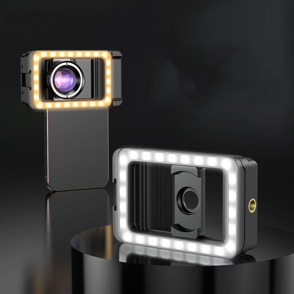 APEXEL  Multifunctional Fill Light Phone Clip With 1/4 Inch & M17 M37 Thread Tnterface APL-FL.23
