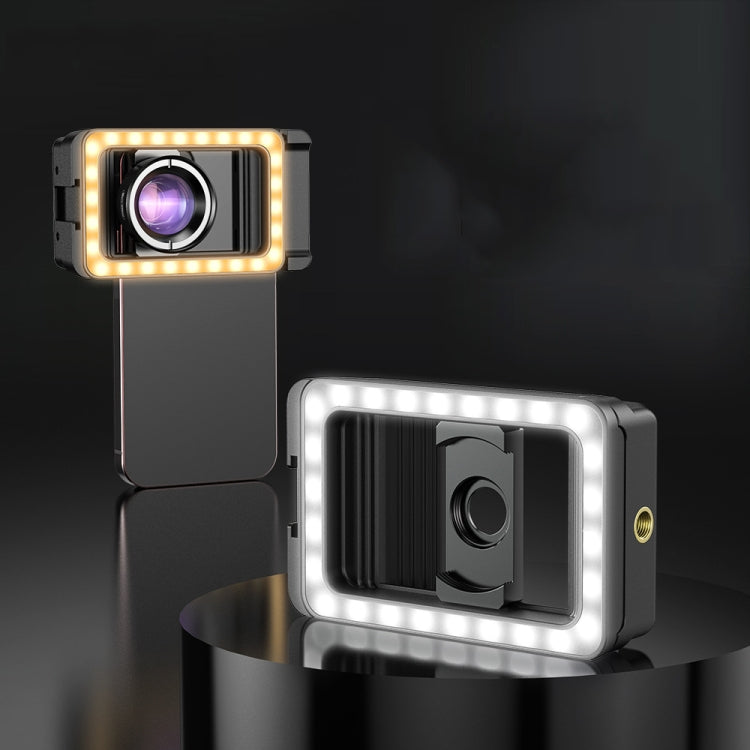 APEXEL  Multifunctional Fill Light Phone Clip With 1/4 Inch & M17 M37 Thread Tnterface APL-FL.23
