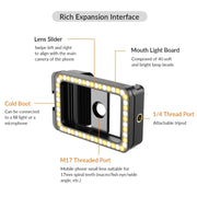 APEXEL  Multifunctional Fill Light Phone Clip With 1/4 Inch & M17 M37 Thread Tnterface APL-FL.23