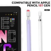 For Apple Pencil 1 AhaStyle PT180-1 Retro Stylus Protective Case Drop Proof Capacitive Pen Cover(Pink)