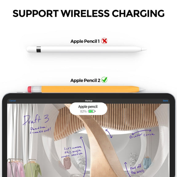 For Apple Pencil 2 AhaStyle PT180-2 Retro Stylus Protective Case Drop Proof Capacitive Pen Cover(Purple)