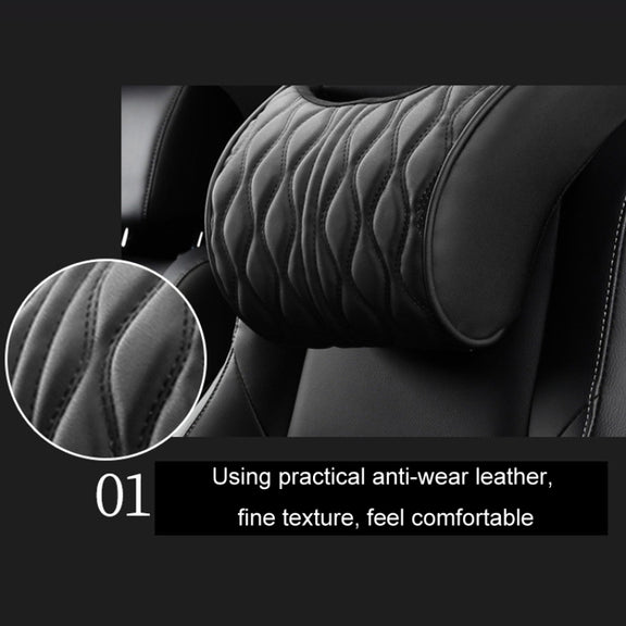 Car Seat Memory Foam Support Cushion, Color: Coffee Headrest