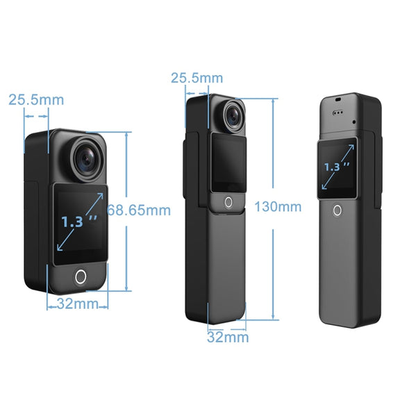 4K/30FPS 5G/2.4G HD Night Video Outdoor Water-resistant Riding Record Thumb Camera, Spec: Battery Black