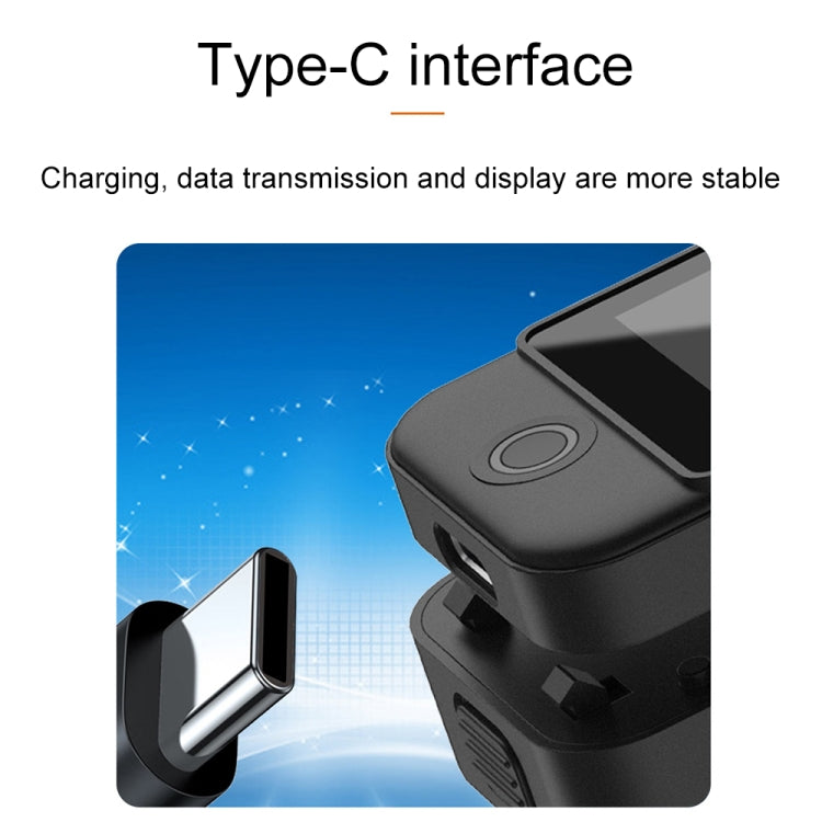 4K/30FPS 5G/2.4G HD Night Video Outdoor Water-resistant Riding Record Thumb Camera, Spec: Battery Black