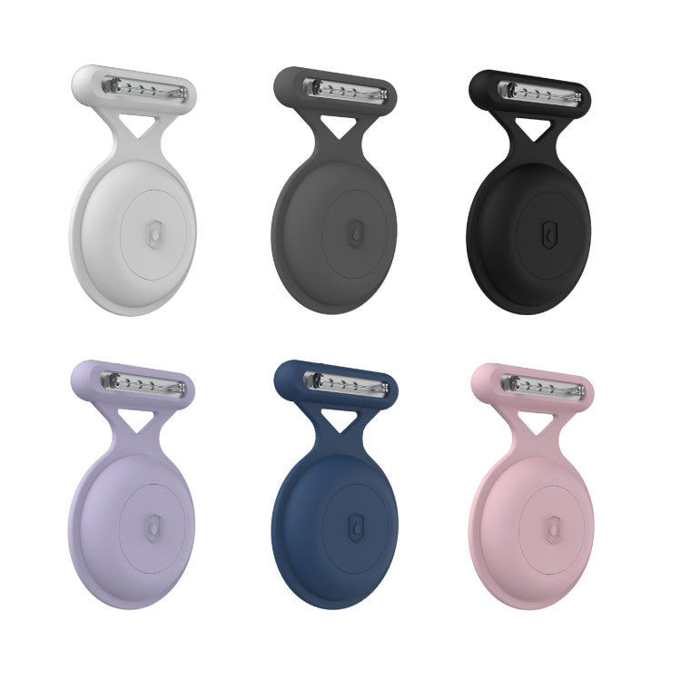 For AirTag Pin All Inclusive Life Water-resistant Silicone Protective Case(Deep Blue)