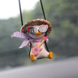 Car Cartoon Duck Rear View Mirror Interior Pendant(Pink Guitar Duck) - free shipping - PMC TechLife - Order now!