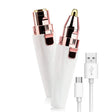 2 In 1 Electrical Eyebrow Trimmer Ladies Shaver Eyebrow Shapers, Model: USB Charging White - Hair Removal by PMC TechLife | Online Shopping South Africa | PMC TechLife | Buy Now Pay Later Mobicred