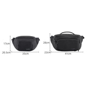 Cwatcun D105 Large Multi-functional Camera Waist Pack Simple and Lightweight Microslr Camera Bag Casual Water-resistant Storage Bag