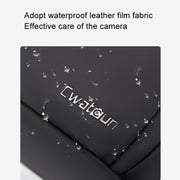 Cwatcun D105 Large Multi-functional Camera Waist Pack Simple and Lightweight Microslr Camera Bag Casual Water-resistant Storage Bag