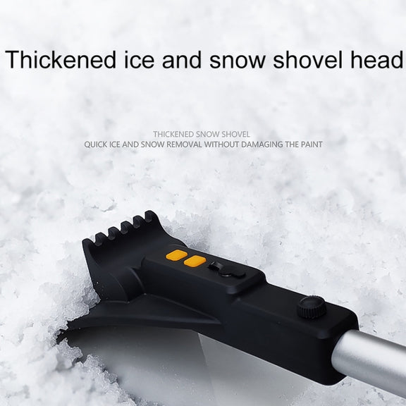 Car Multifunctional Telescopic Snow Shovel Glass Defrost De-icing Brush Winter Cleaning Tools, Spec: Ordinary