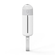 Portable Dog Poop Picker Pet Waste Bag Dispenser With LED Light(White)