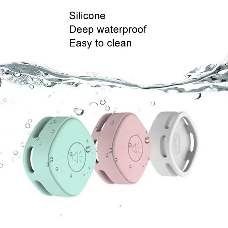 For Samsung Galaxy SmartTag Positioning Tracker Life Water-resistant Silicone Protective Case(Pink)