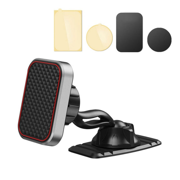 Double-headed 360 Degree Car Magnetic Mobile Phone Navigation Holder(Red)