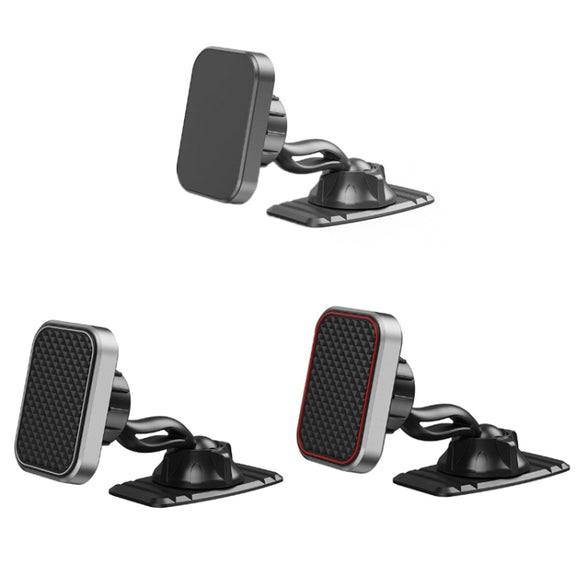Double-headed 360 Degree Car Magnetic Mobile Phone Navigation Holder(Red)