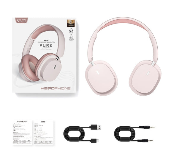 SOYTO SY-T2 Noise Reduction Bluetooth Headset Wireless Game Headset(Black)