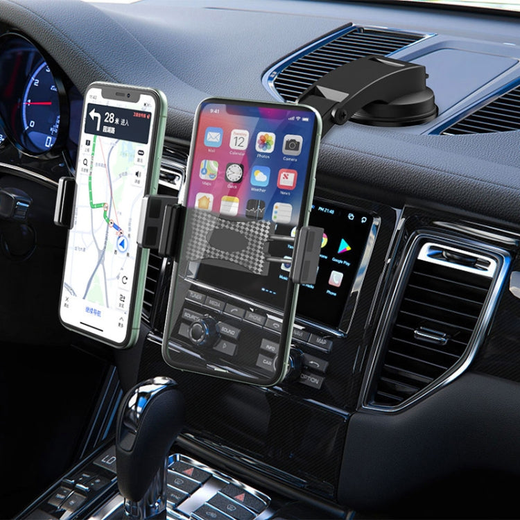 Car Dashboard Suction Cup Double Chuck Mobile Phone Holder(CP-T1)