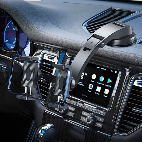 Car Dashboard Suction Cup Double Chuck Mobile Phone Holder(CP-T1)