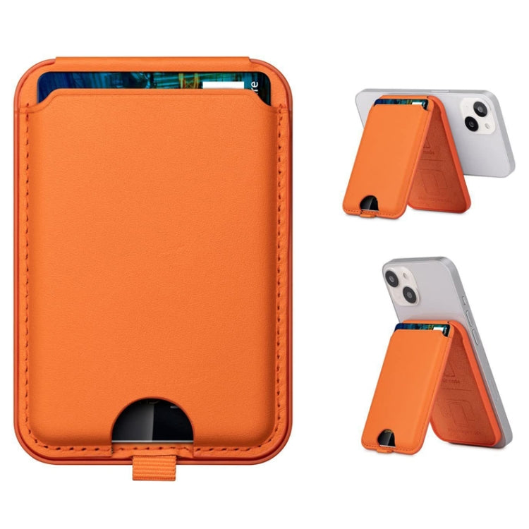 For IPhone 15 / 14 / 13 Series MagSafe Wallet Card Holder With Adjustable Stand(Black)
