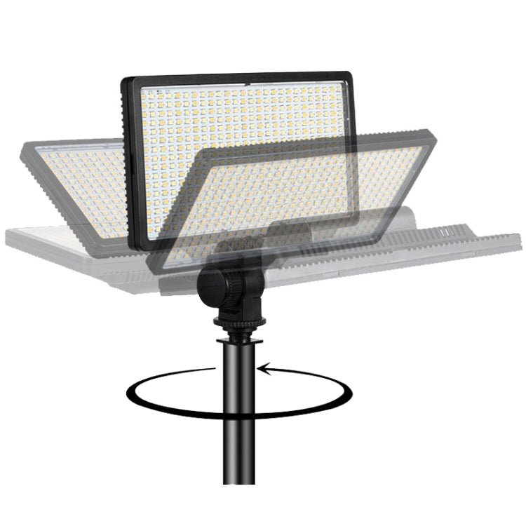 480+76 LEDs RGB Adjustable Live Shooting Fill Light Phone SLR Photography Lamp, EU Plug, Spec: 12 inch