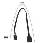 4Pin For Pirate Ship Controller Adapter Cable QL LL120 ICUE Divine Light Synchronization(25cm)