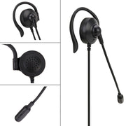 SOYTO SY227 Single-side Operator Ear Hook Headset Corded Computer Headset, Interfaces: Separation USB Wire Control