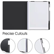 For ReMarkable 2 10.3 Inch 2020 Paper Tablet Case Slim Lightweight Folding Book Folio Cover(Black)