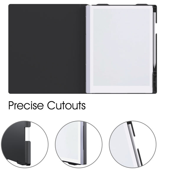 For ReMarkable 2 10.3 Inch 2020 Paper Tablet Case Slim Lightweight Folding Book Folio Cover(Black)