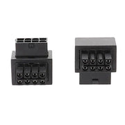 Reverse Curve B Type Motherboard CPU 8Pin Power Steering Connector Interface Steering Header 90 Degree Adaptor