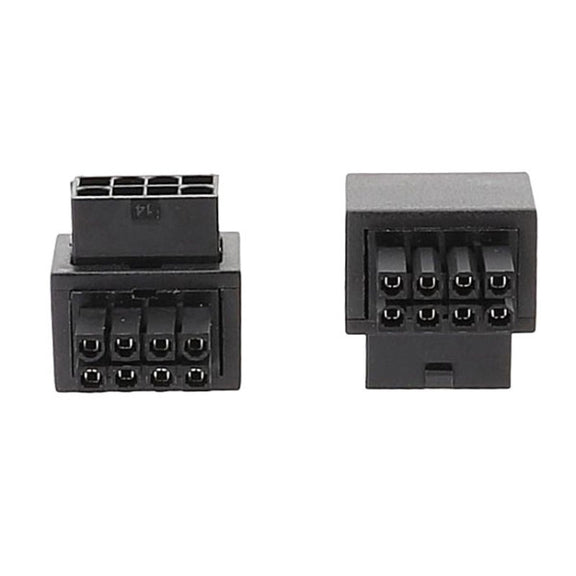Reverse Curve B Type Motherboard CPU 8Pin Power Steering Connector Interface Steering Header 90 Degree Adaptor