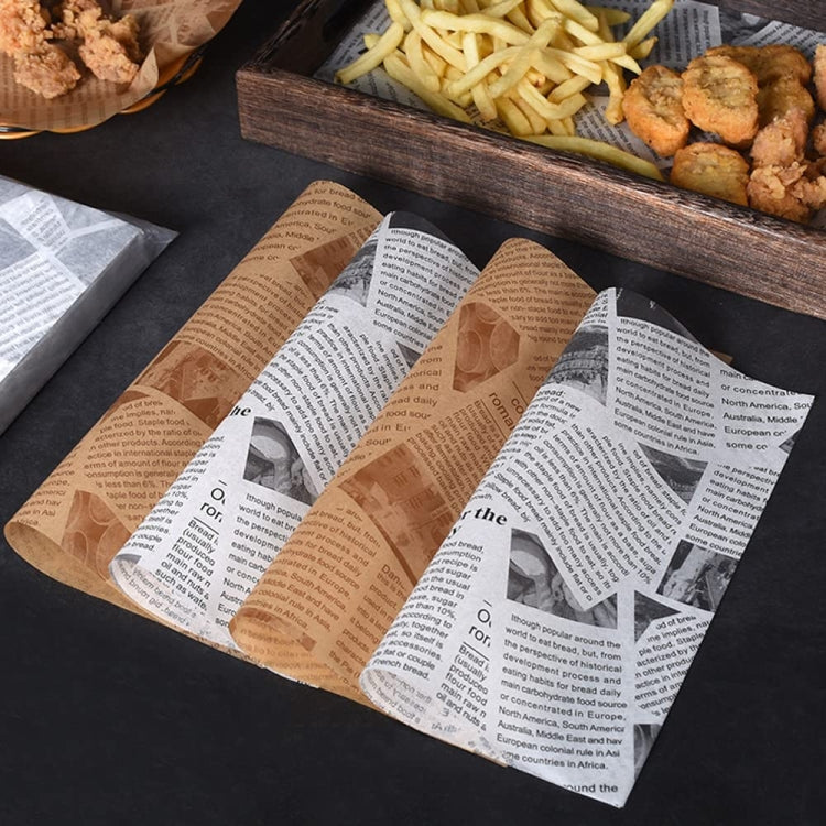 500sheets /Pack Deli Greaseproof Paper Baking Wrapping Paper Food Basket Liners Paper 22 x 22cm White