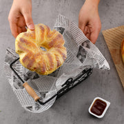 500sheets /Pack Deli Greaseproof Paper Baking Wrapping Paper Food Basket Liners Paper 30 x 30cm White