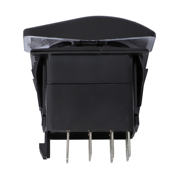 12V Car Modified Far Near Light Self-Locking Water-resistant Switch(Black)