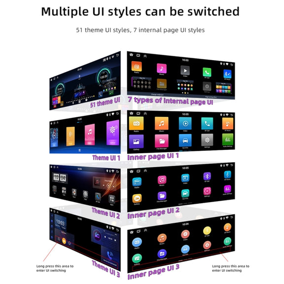 Car Universal Radio Wireless Bluetooth Hands-Free Android Navigation, Memory: 2+64G