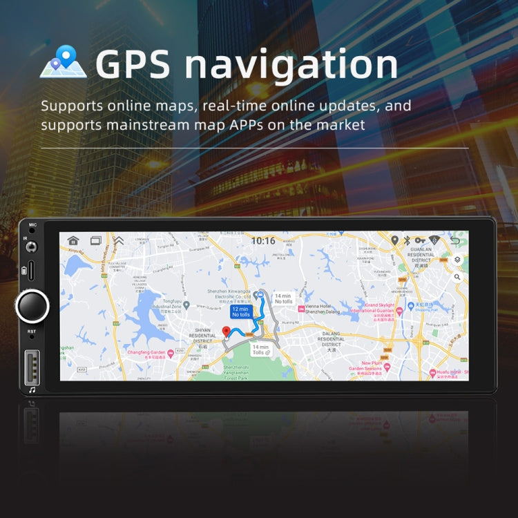 Car Universal Radio Wireless Bluetooth Hands-Free Android Navigation, Memory: 2+64G