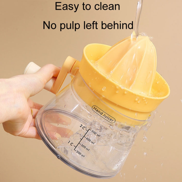 Household Manual Juicer Kitchen Hand Crank Fruit Extractor(Green)