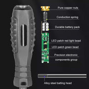 High Torque High Bright Electrician Tester Smart Test Breakpoint Specific Screwdriver(Straight)