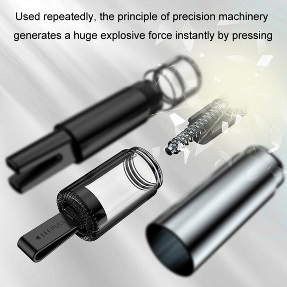 Car Glass Safety Hammer Multifunctional Emergency Escape Tool, Color: Black
