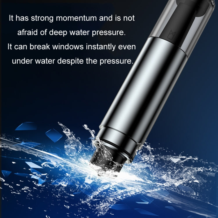 Car Glass Safety Hammer Multifunctional Emergency Escape Tool, Color: Silver