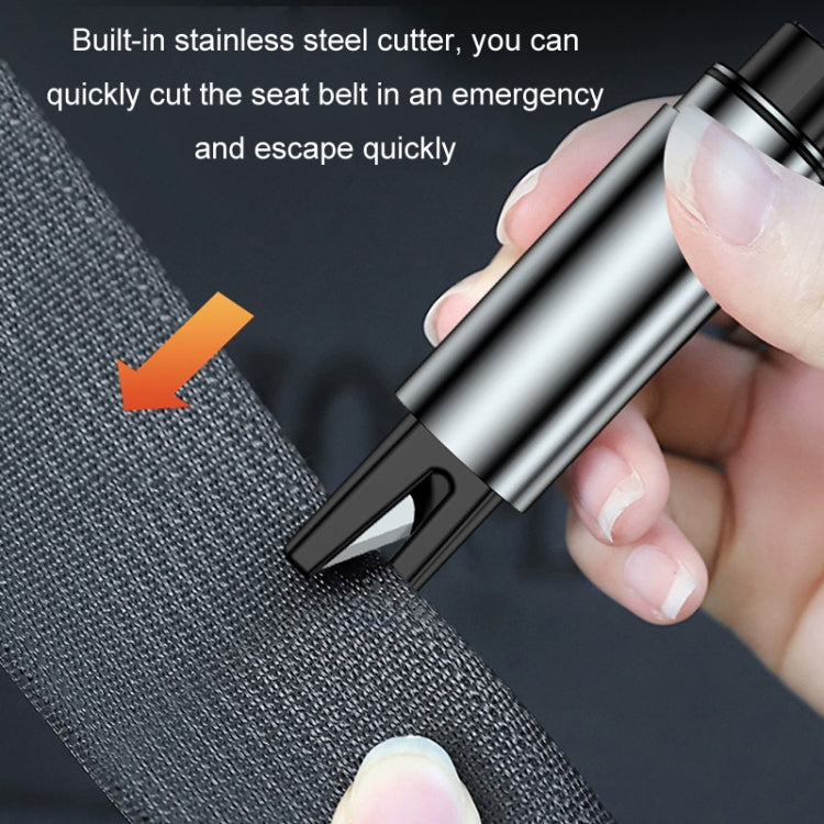 Car Glass Safety Hammer Multifunctional Emergency Escape Tool, Color: Gray