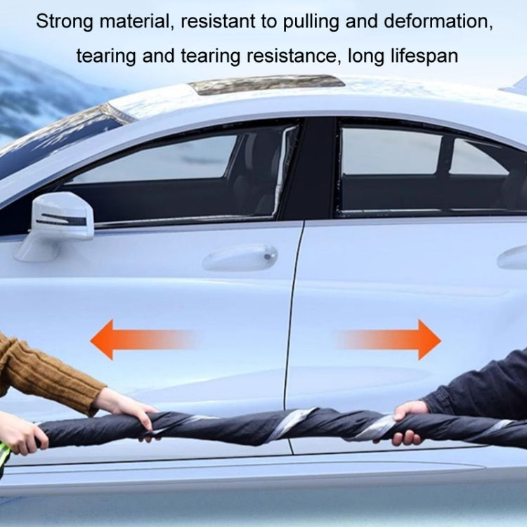 Car Front Windshield Snow and Anti-freeze Thickened Car Cover, Size: Black Red SUV