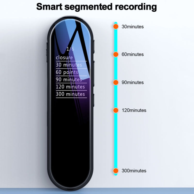 Q53 Ultra Long Standby Timer Voice Recorder HD Noise Canceling Recording Device, Size: No Memory(Black)