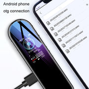 Q53 Ultra Long Standby Timer Voice Recorder HD Noise Canceling Recording Device, Size: No Memory(Black)