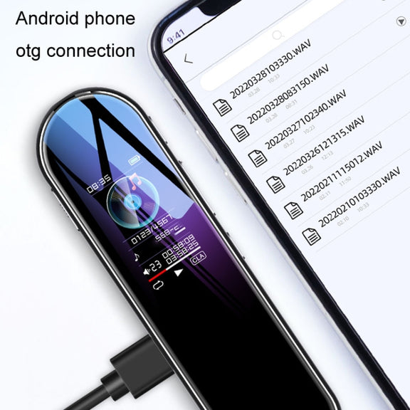 Q53 Ultra Long Standby Timer Voice Recorder HD Noise Canceling Recording Device, Size: No Memory(Black)