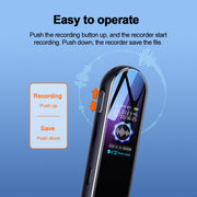 Q53 Ultra Long Standby Timer Voice Recorder HD Noise Canceling Recording Device, Size: No Memory(Black)