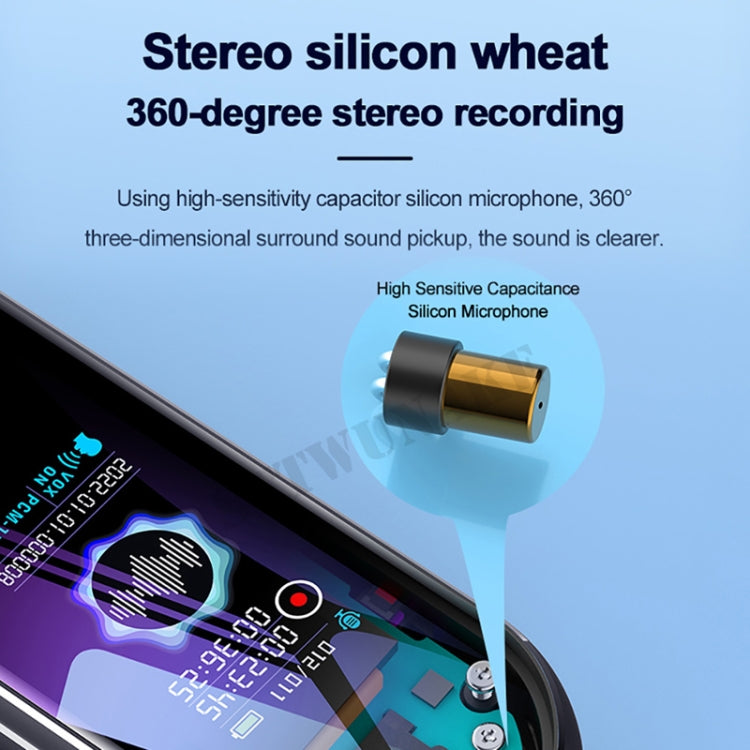 Q53 Ultra Long Standby Timer Voice Recorder HD Noise Canceling Recording Device, Size: No Memory(Black)
