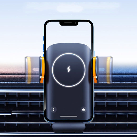Smart Induction Wireless Charger Car Cell Phone Holder Solar Fast Charging Air Vent Navigation Stand(Universal)