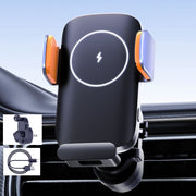 Smart Induction Wireless Charger Car Cell Phone Holder Solar Fast Charging Air Vent Navigation Stand(Universal)