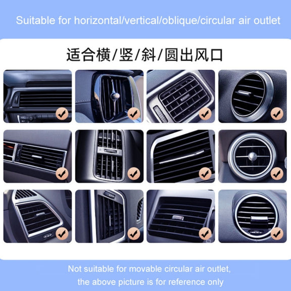 Smart Induction Wireless Charger Car Cell Phone Holder Solar Fast Charging Air Vent Navigation Stand(Universal)